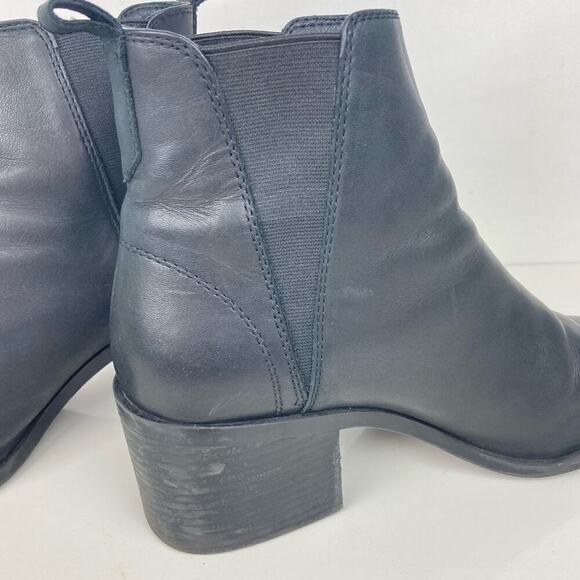 STEVE MADDEN Audience Chelsea Leather Ankle Boots Booties - Size 9.5 - Picture 11 of 15